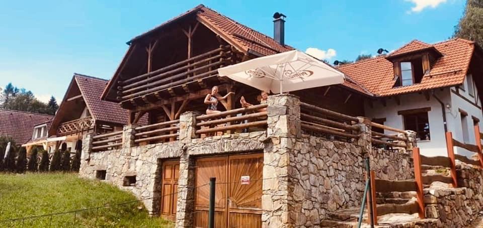 Apartmany Srub Jenisov Horní Planá Kültér fotó